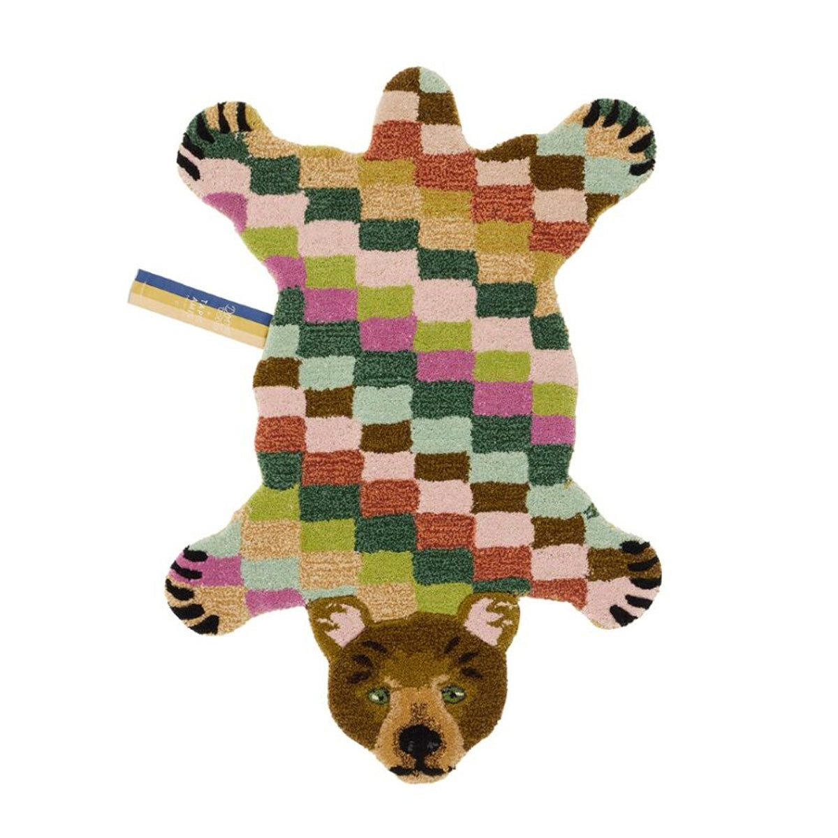 Archie Check Bear Rug Small - Doing Goods