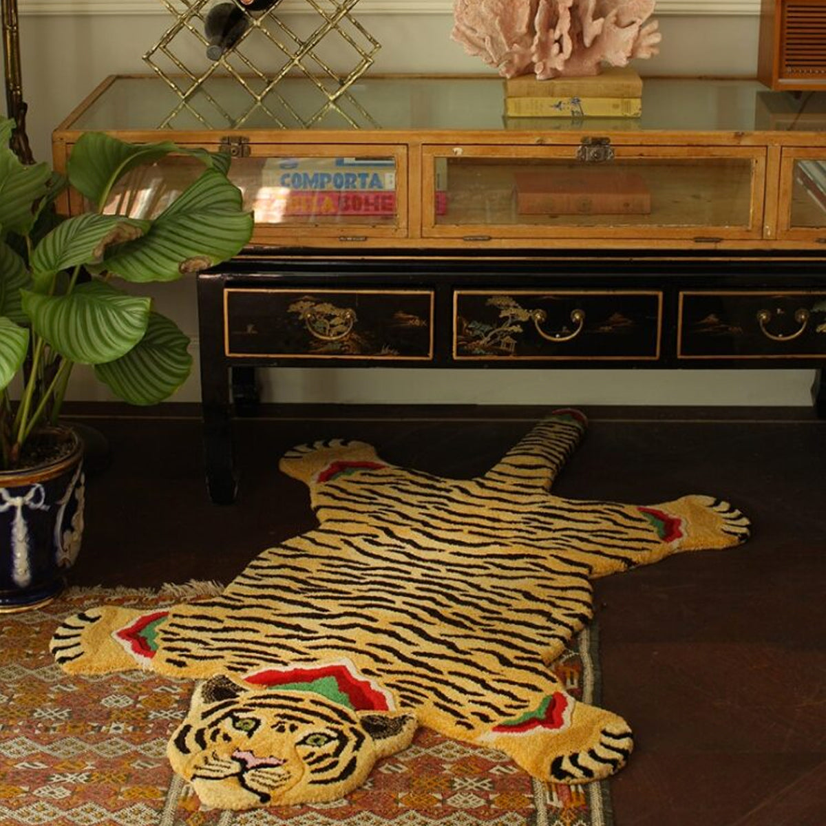 Babul Bombay Tiger Rug Large - Doing Goods
