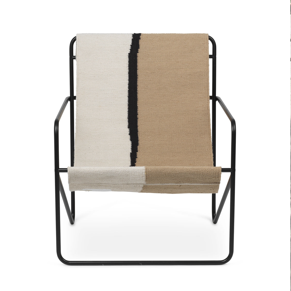Desert Lounge Chair Black &amp; Soil - ferm LIVING