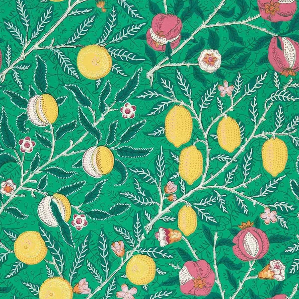 Morris &amp; Co &#39;Fruit - Tangled Green&#39; Wallpaper