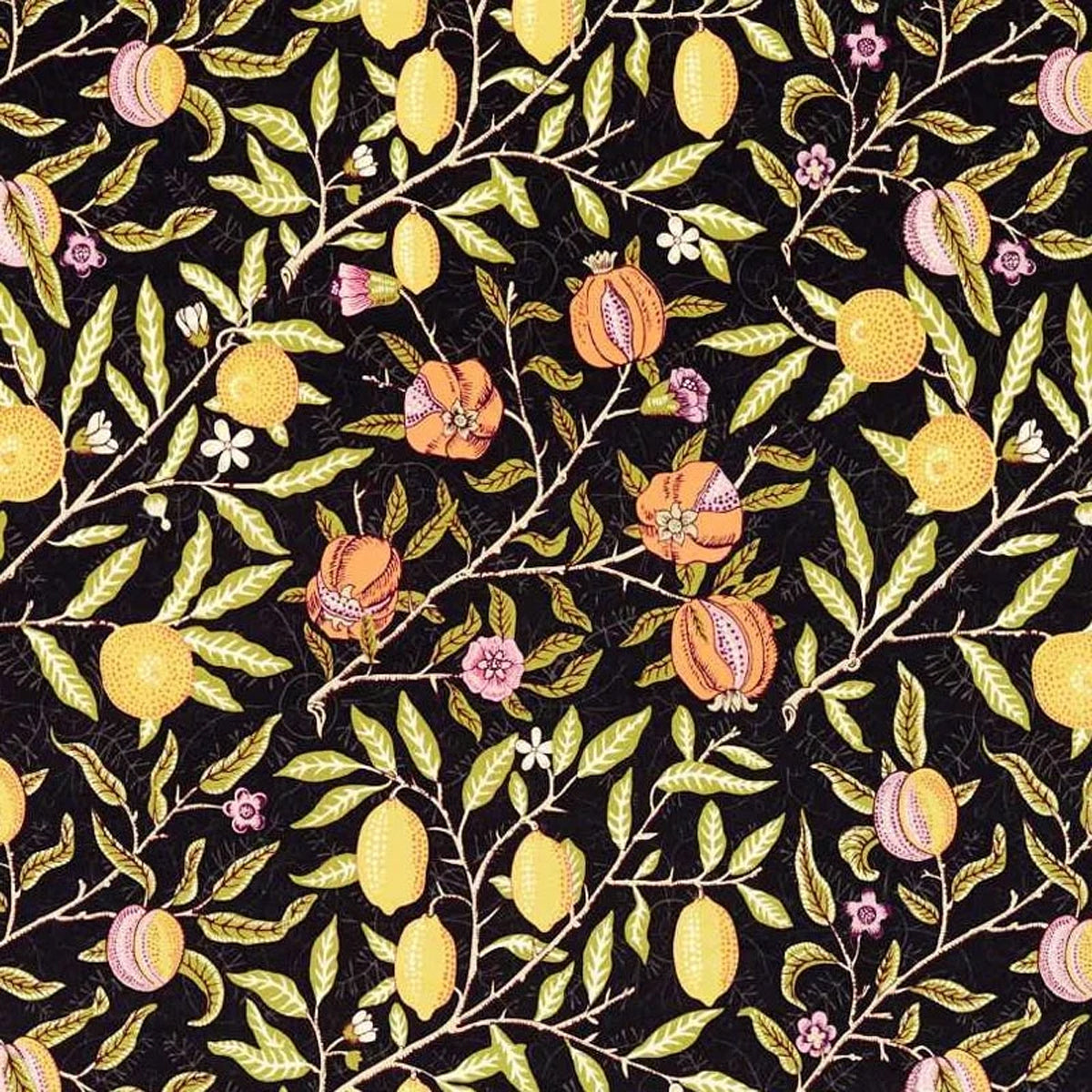 Morris &amp; Co &#39;Fruit - Twilight&#39; Fabric