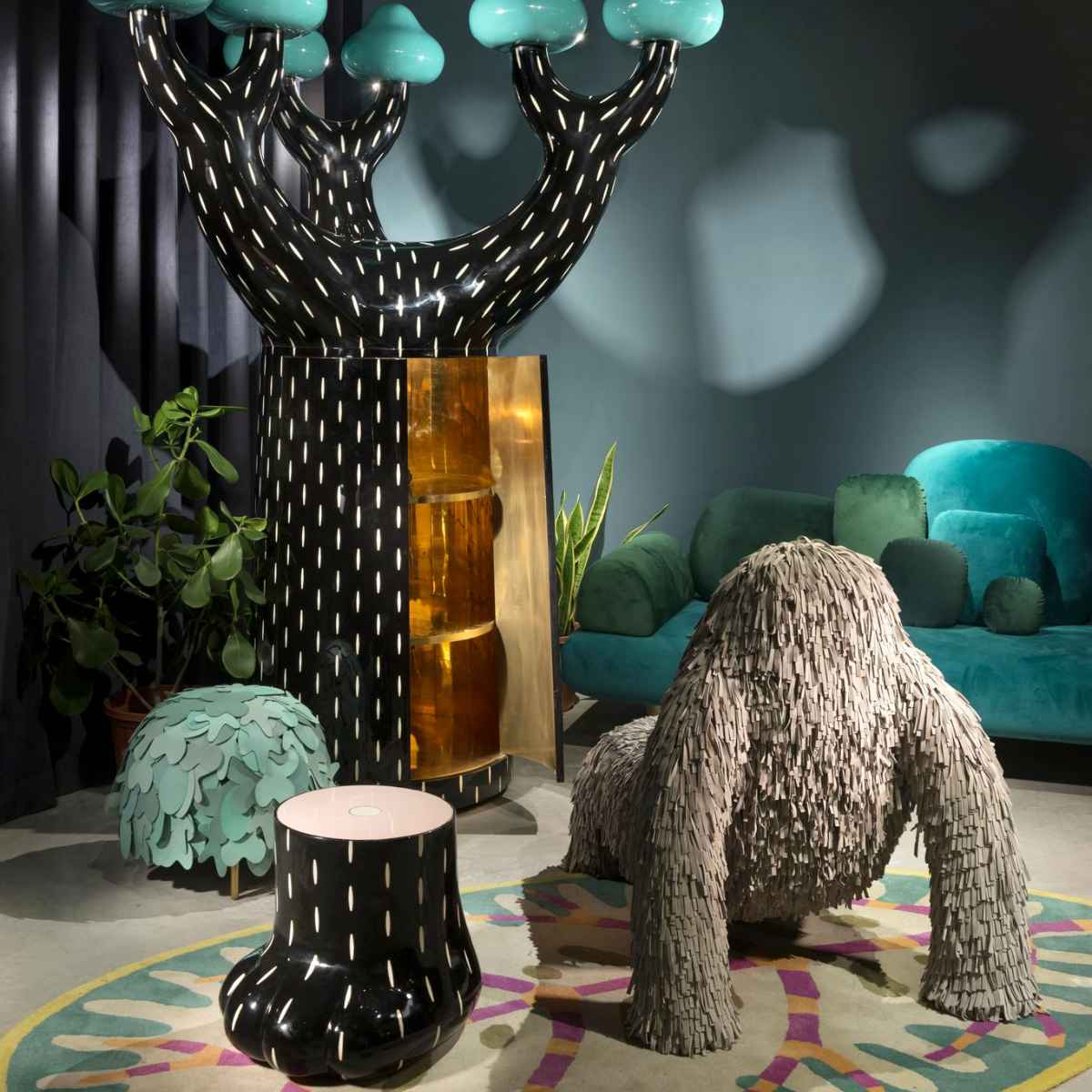 Gorilla Chair by Marcantonio - Scarlet Splendour