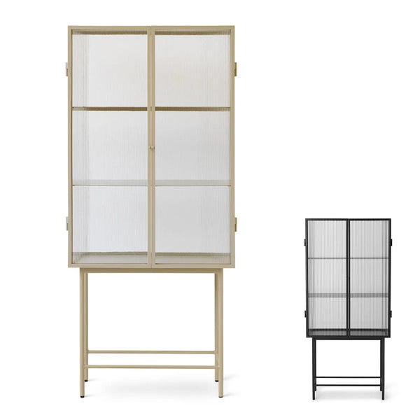 Haze Vitrine Reeded Glass - ferm LIVING - Courthouse Interiors