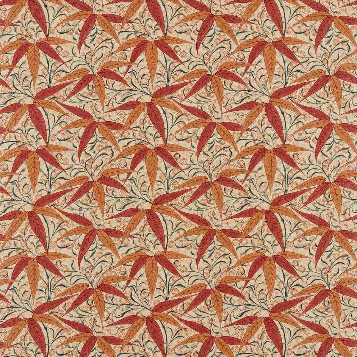 Morris &amp; Co &#39;Bamboo - Russet/Siena&#39; Fabric