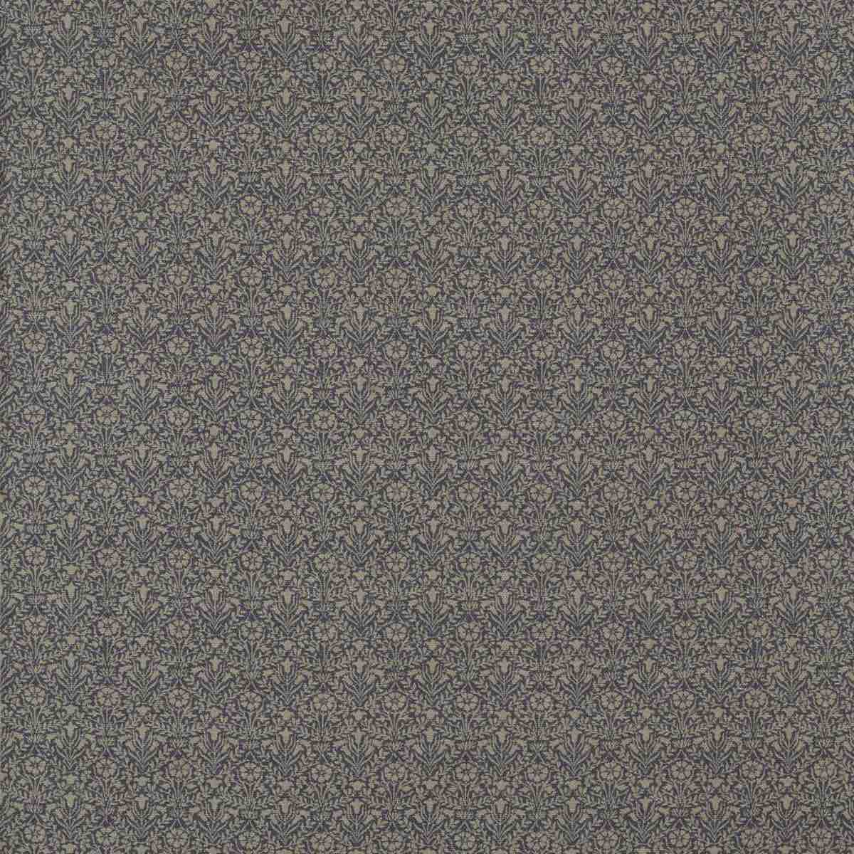 Morris &amp; Co &#39;Bellflowers Weave - Indigo&#39; Fabric