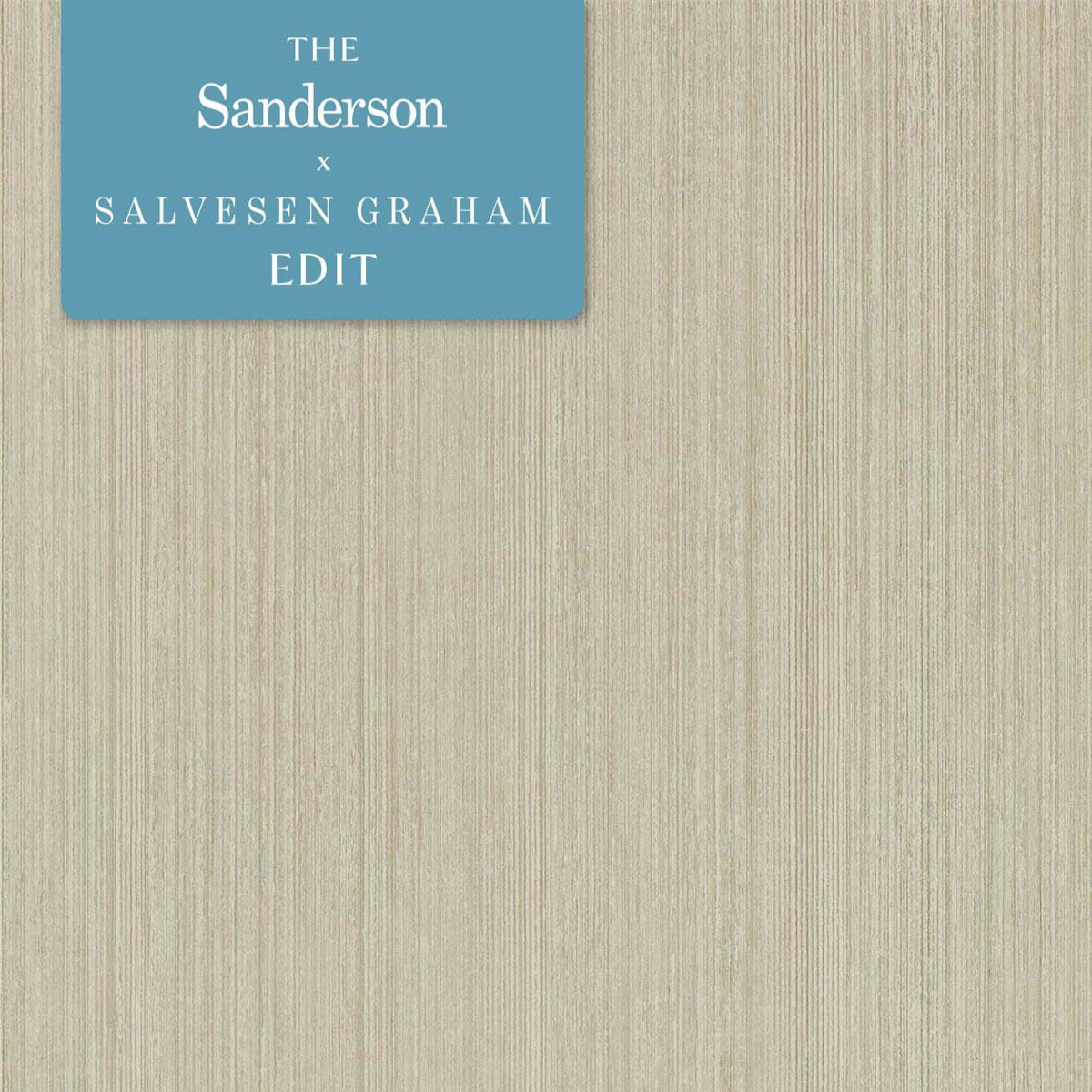 Sanderson X Salvesen Graham &#39;Osney - Linen&#39; Wallpaper