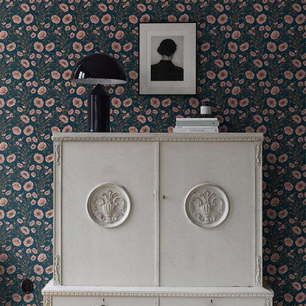 Poppy Flow Wallpaper - Borastapeter - Courthouse Interiors