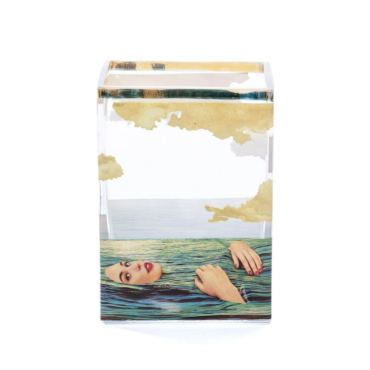Seletti X Toiletpaper &#39;Sea Girl&#39; Glass Vase