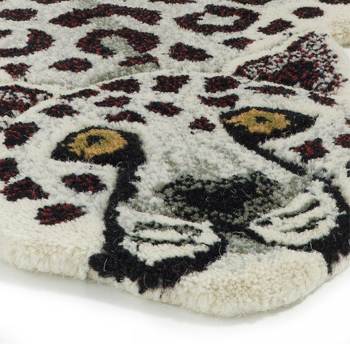 Snowy Leopard Rug Small - Doing Goods