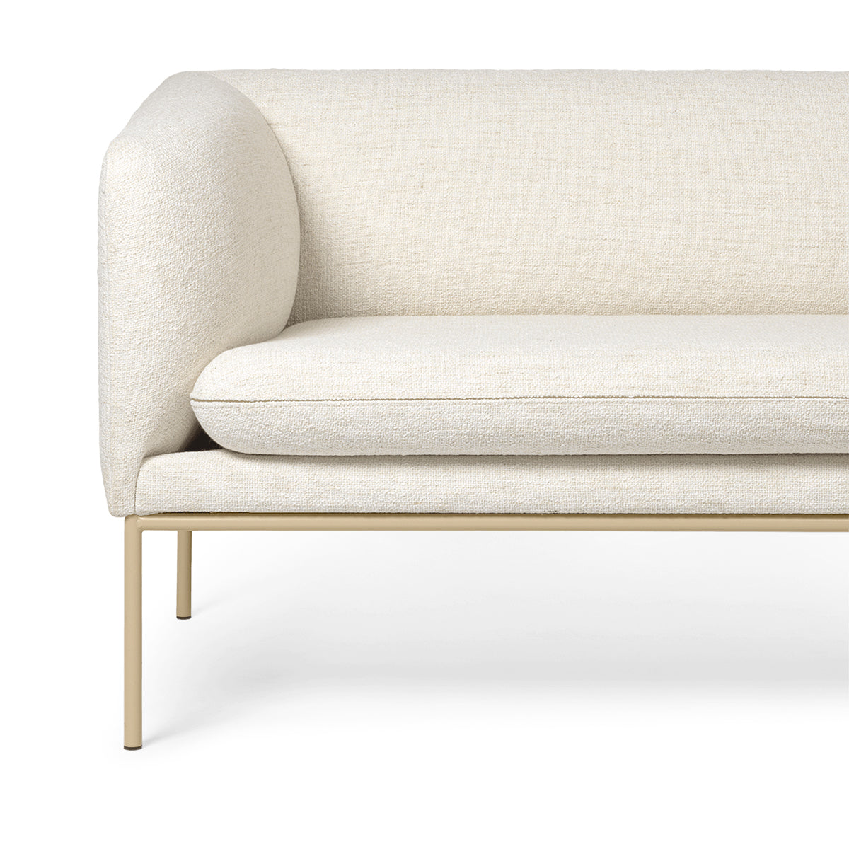 Turn 2 Seater Sofa Cashmere Boucle Off White - ferm LIVING