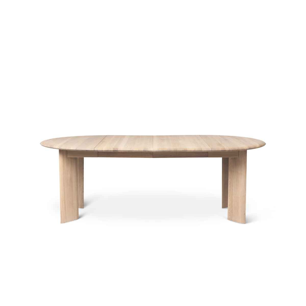 Bevel Table Extendable x2 White Oiled Oak - ferm LIVING