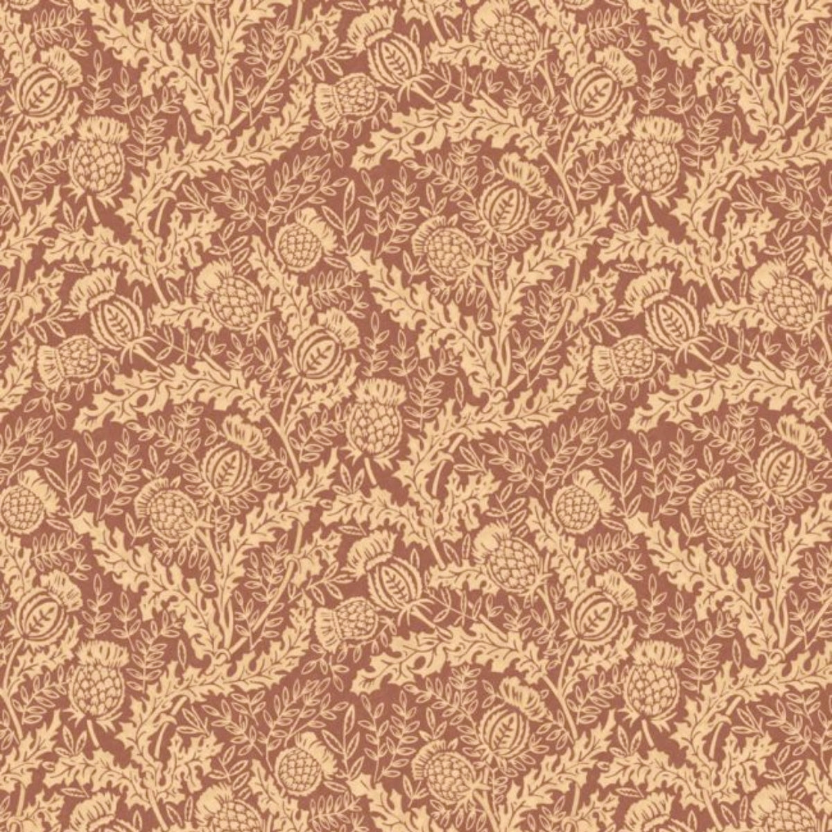 Mulberry Home &#39;Mulberry Thistle - Plum&#39; Wallpaper
