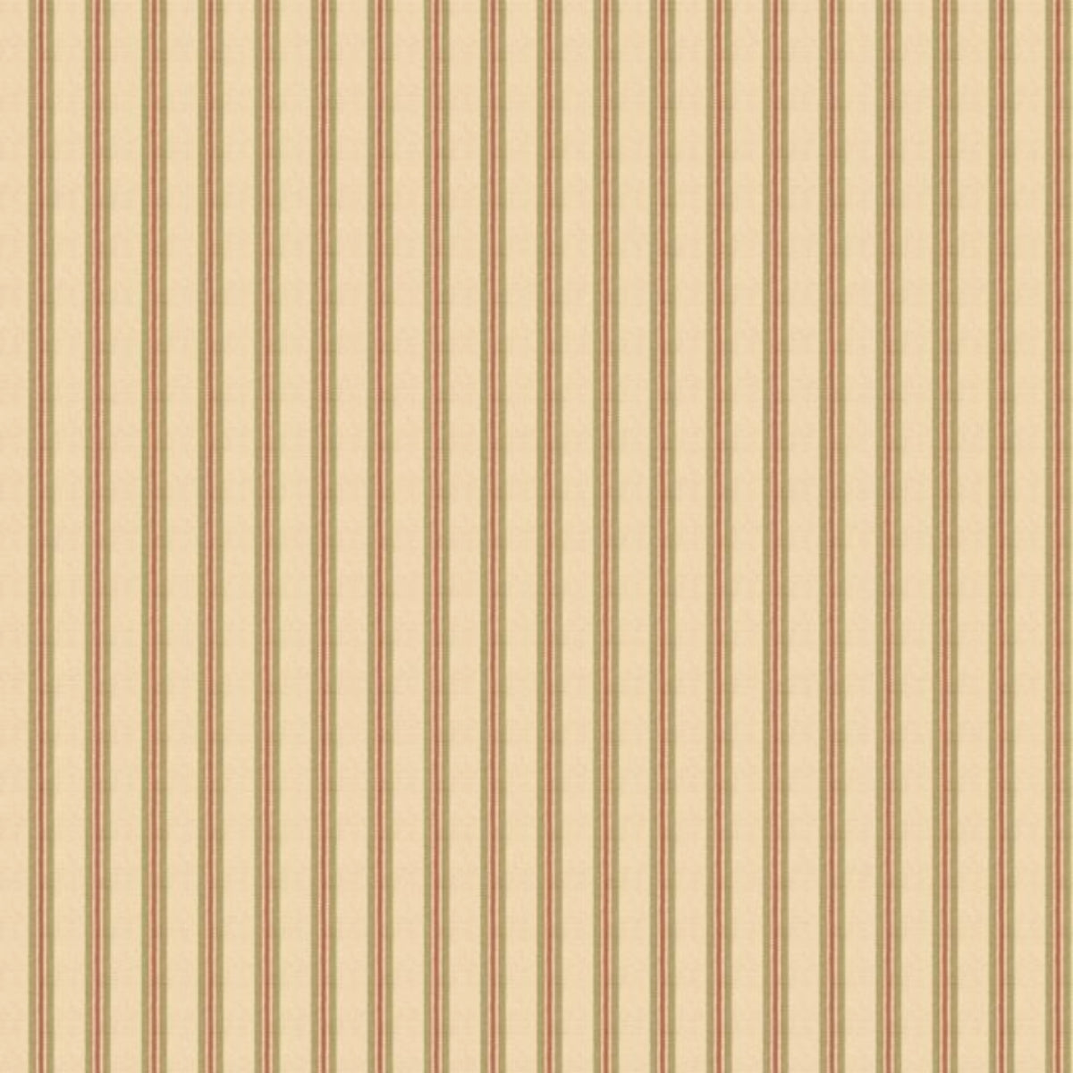 Mulberry Home &#39;Somerton Stripe - Moss&#39; Wallpaper
