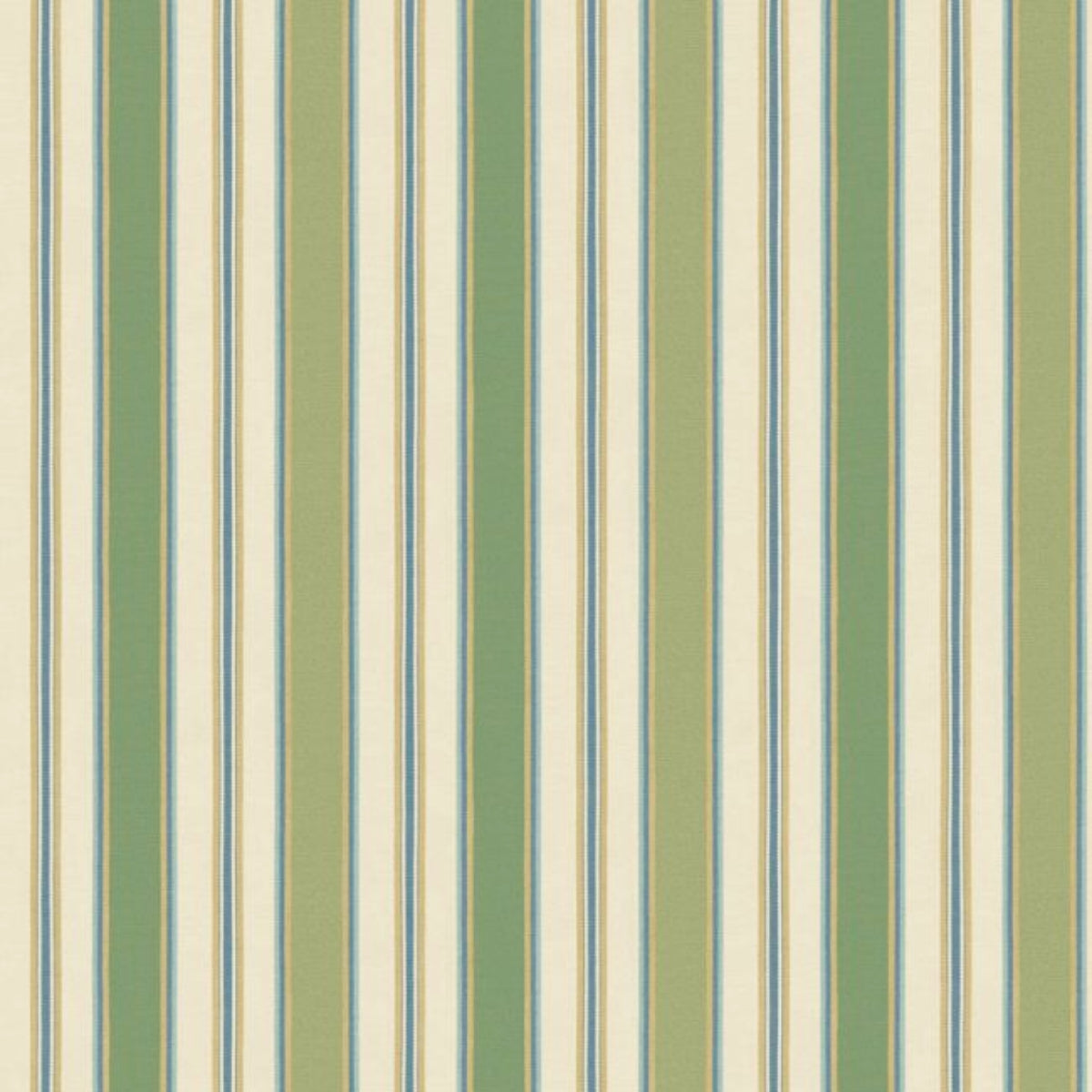GP&amp;J Baker &#39;Melbourne Stripe - Green/Blue&#39; Wallpaper