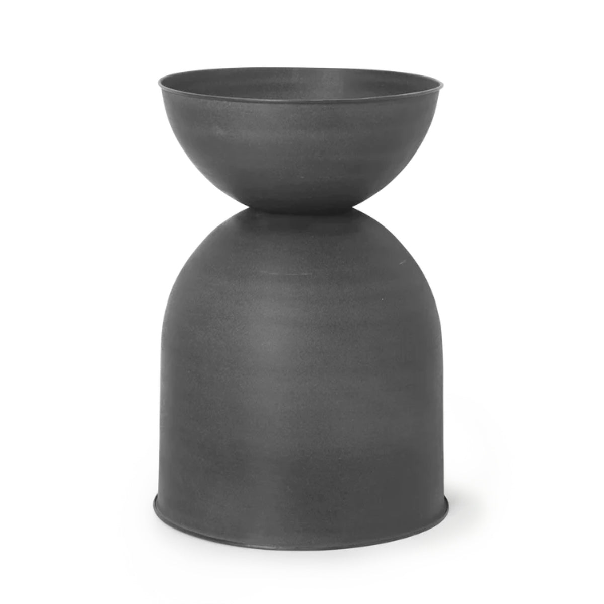 Hourglass Pot Medium Black - ferm LIVING