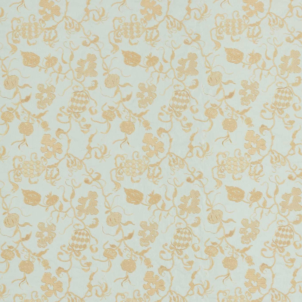 Sanderson x Giles Deacon &#39;Mydsommer Pickings - Smog/Lame Gold&#39; Fabric