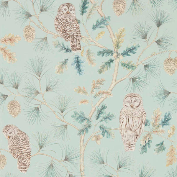 Sanderson 'owlswick - Whitstable Blue' Wallpaper - Courthouse Interiors