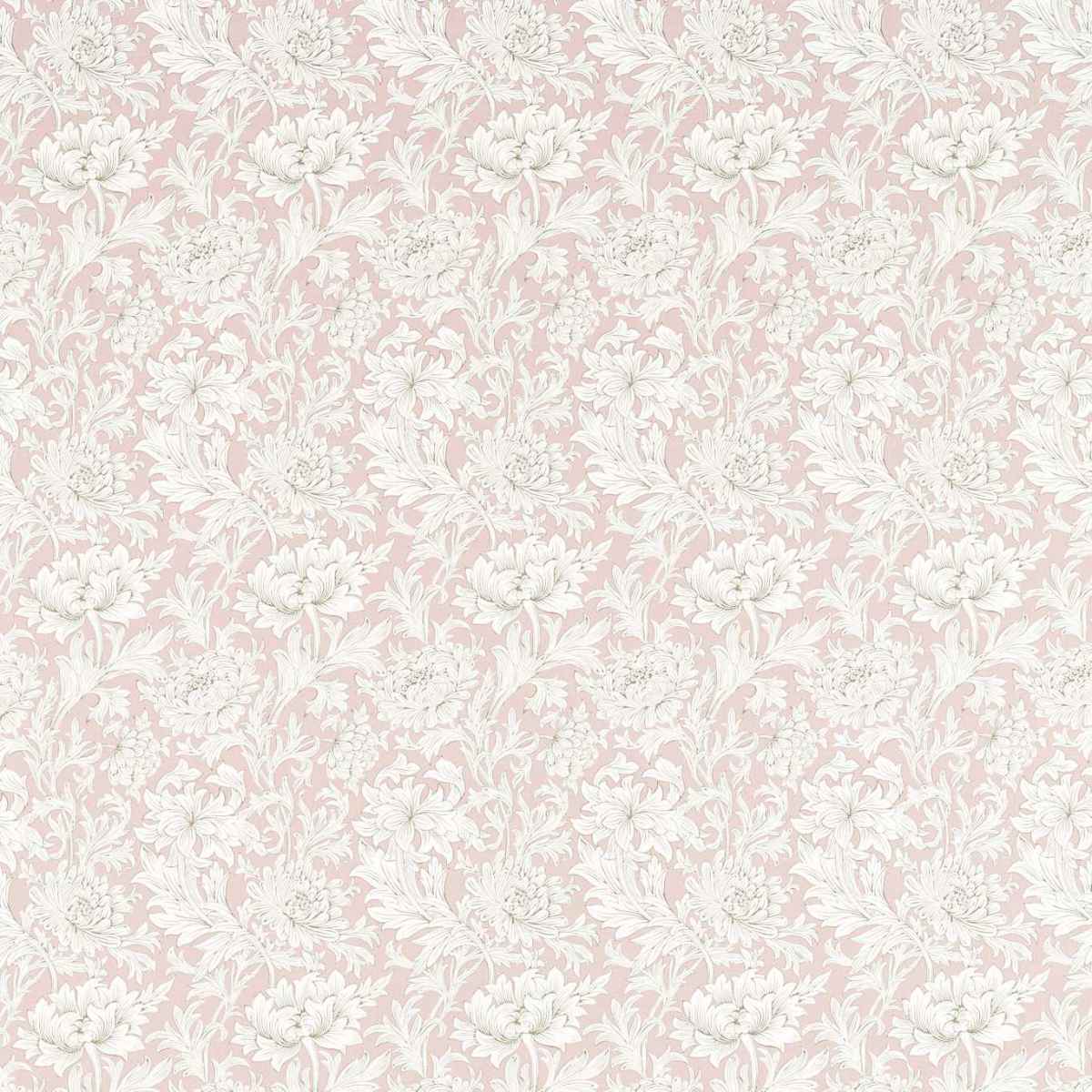 Morris &amp; Co &#39;Crysanthemum Toile - Cochineal Pink&#39; Fabric