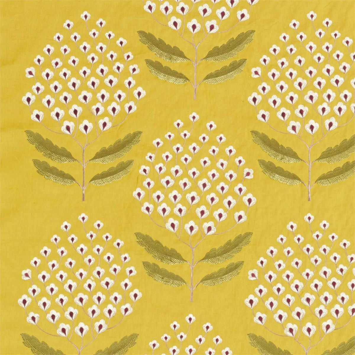 Sanderson &#39;Bellis - Woodland Yellow&#39; Fabric