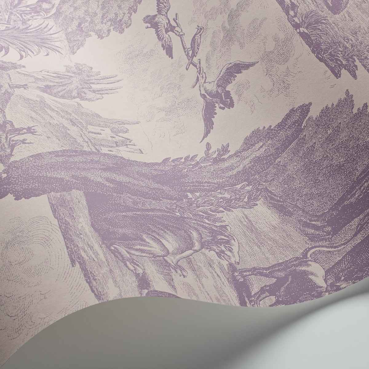 Cole &amp; Son &#39;Versailles - Lilac Grey on Dove&#39; Wallpaper