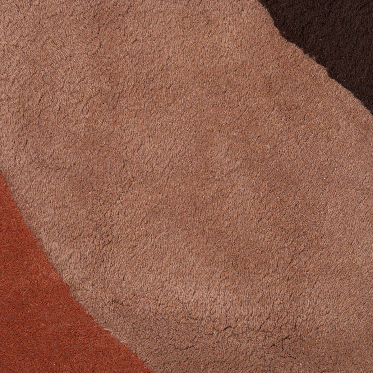 View Tufted Rug Red Brown - ferm LIVING