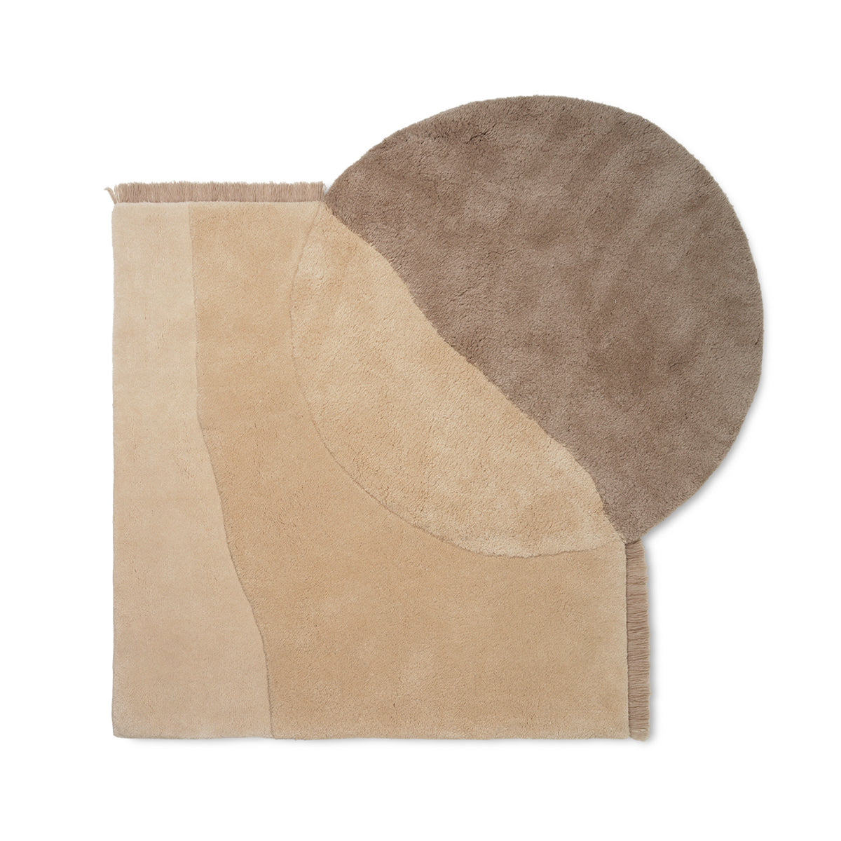 View Tufted Rug Beige - ferm LIVING