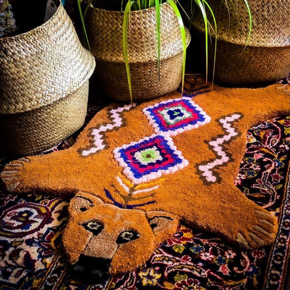 Berber Grizzly Bear Rug Small - Doing Goods