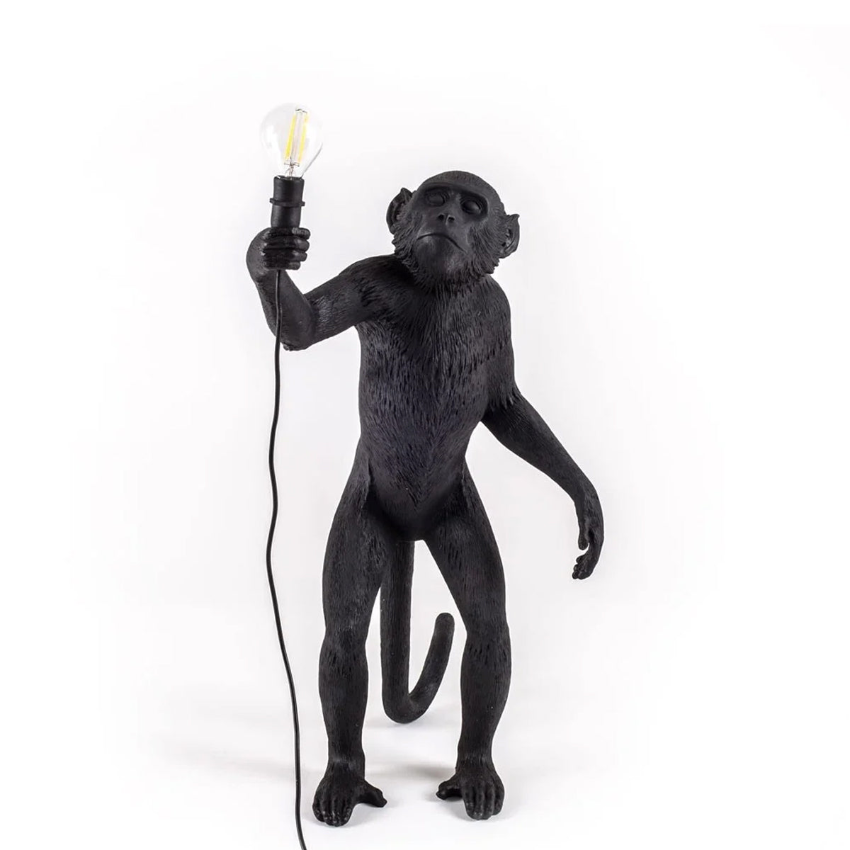Standing Monkey Light Black - Seletti