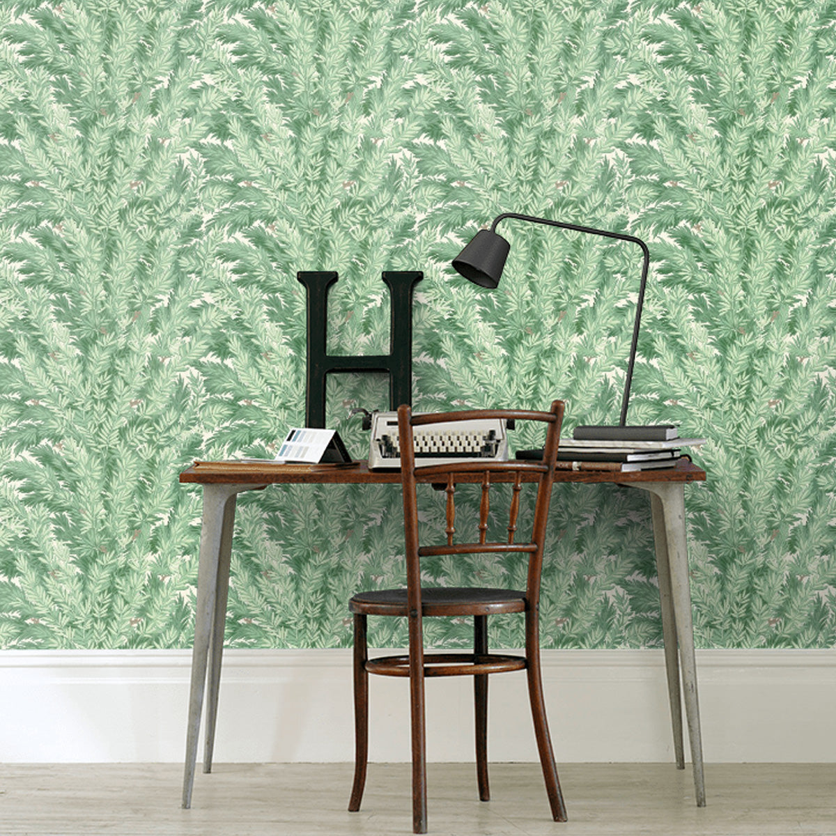 Cole &amp; Son &#39;Florencecourt Leaf Green&#39; Wallpaper