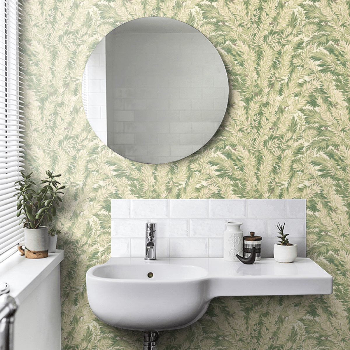 Cole &amp; Son &#39;Florencecourt Olive&#39; Wallpaper