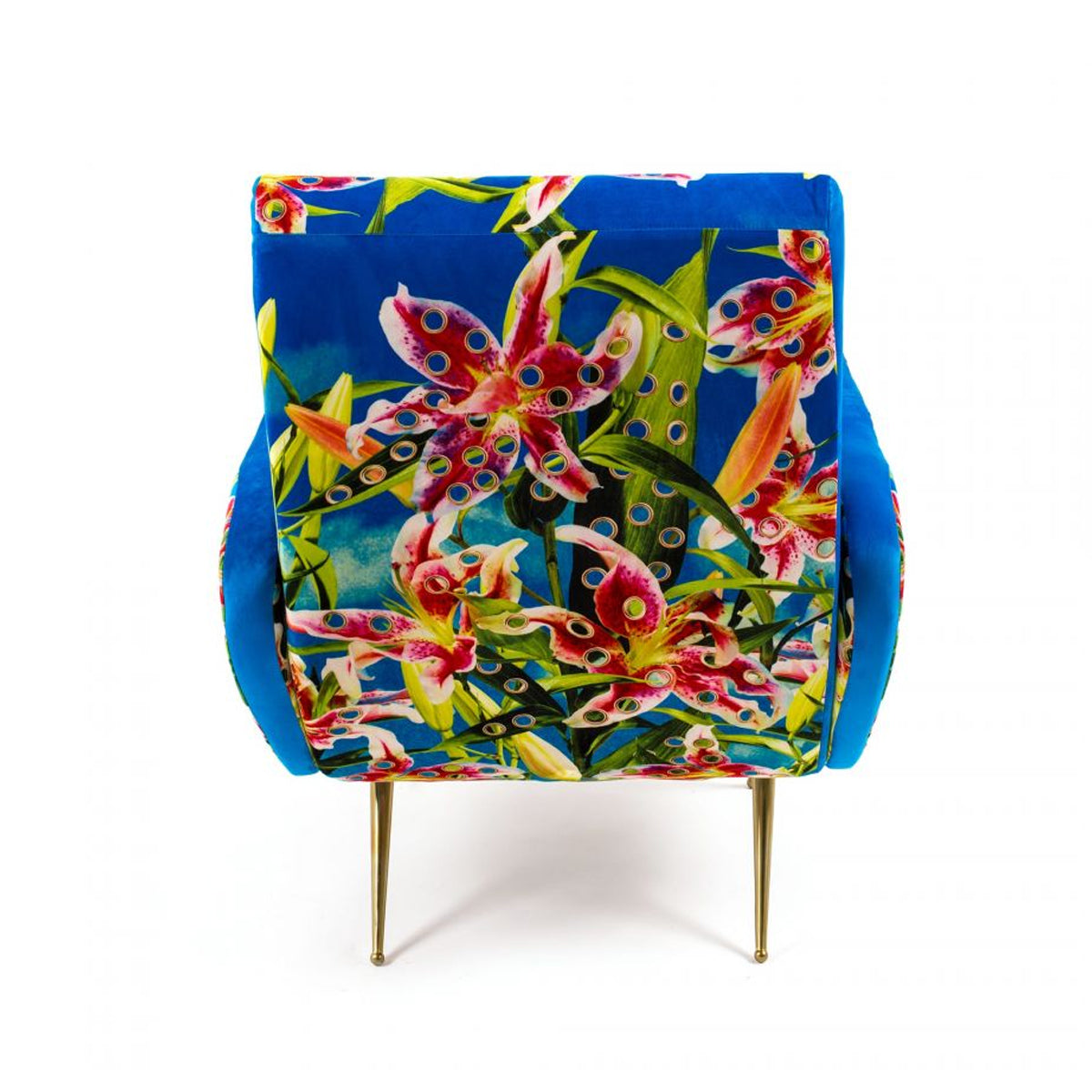 Seletti X Toiletpaper Magazine Armchair &#39;Flowers with holes&#39;