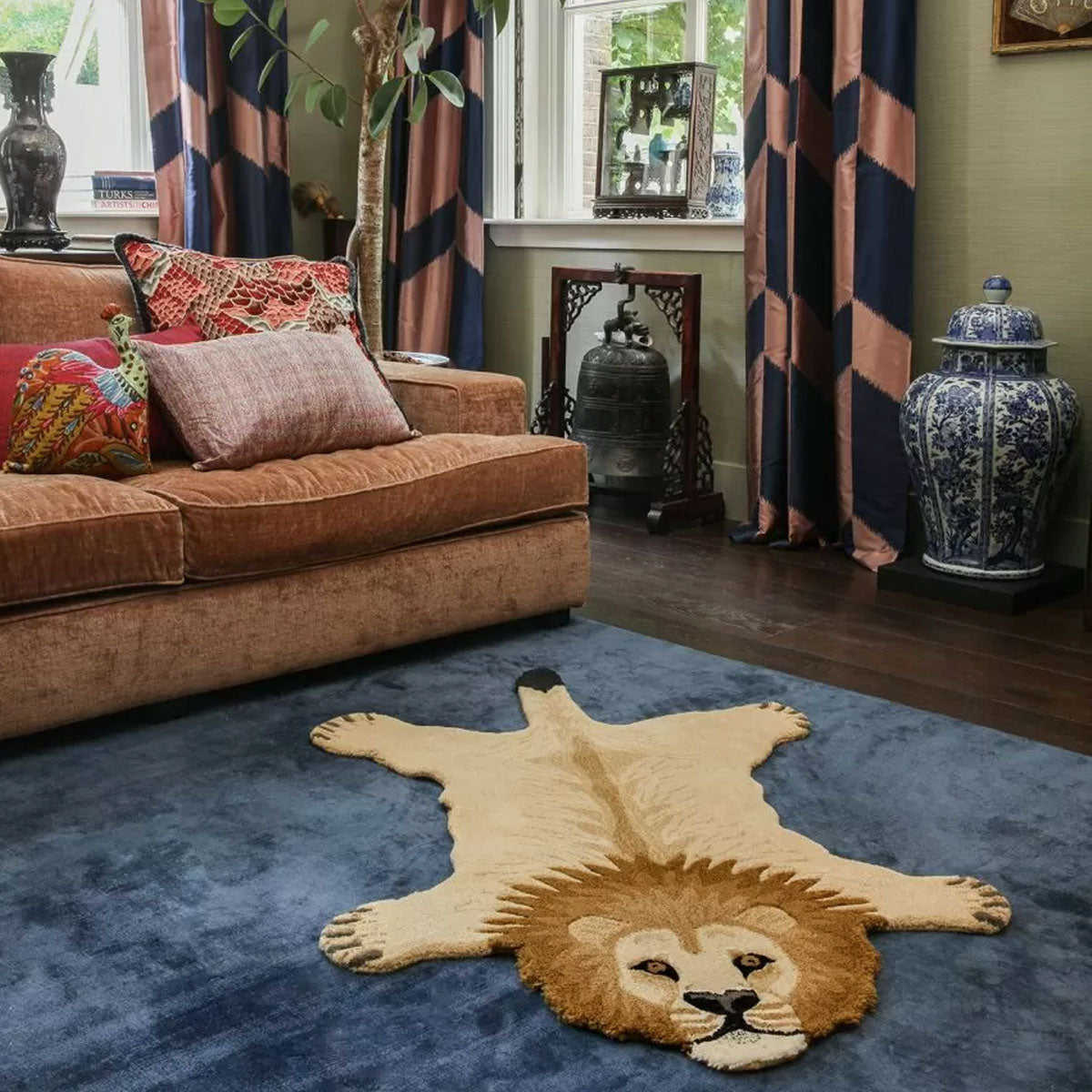 Moody Lion Rug Large - Doing Goods
