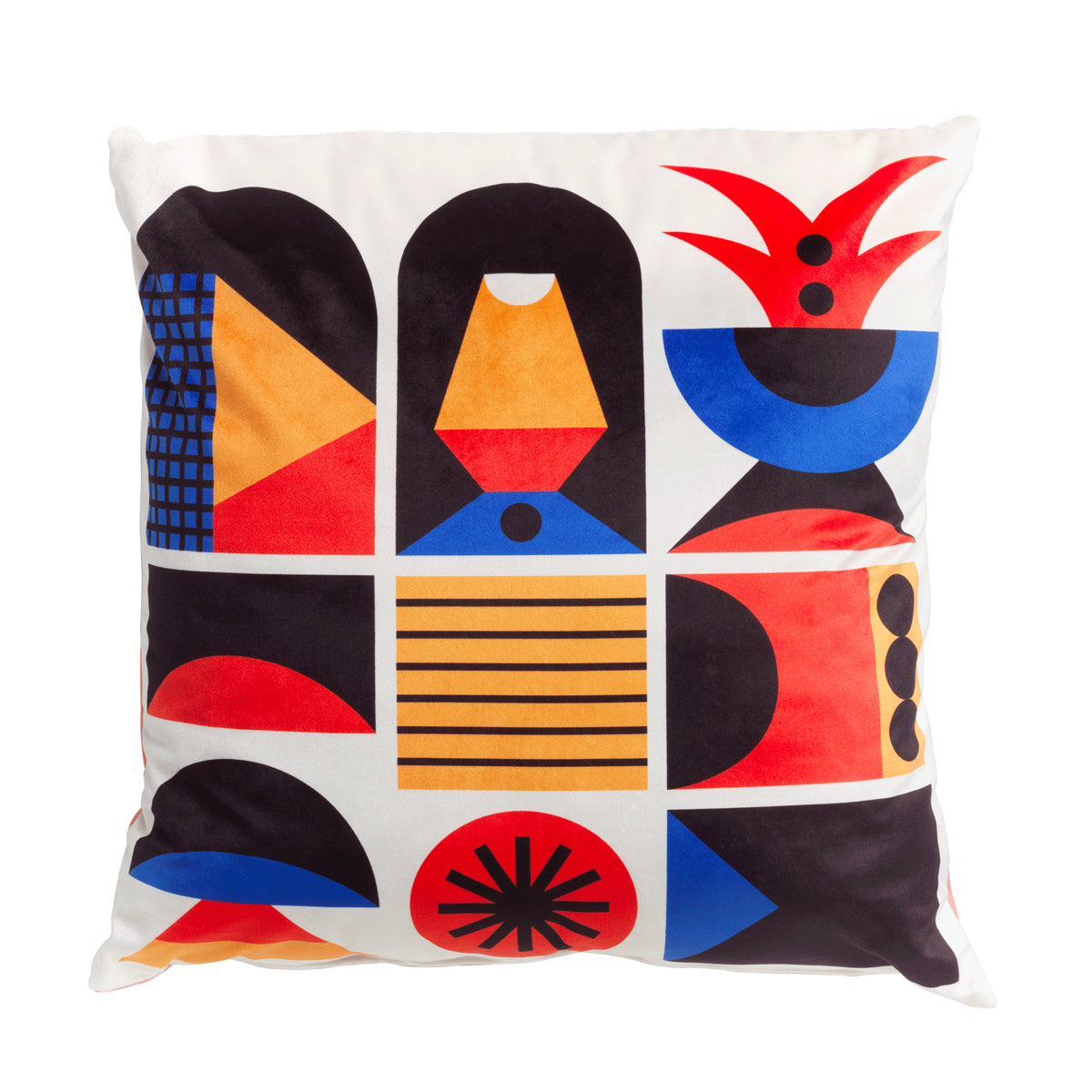 Oggian Face Cushion Cover by Marco Oggian - Qeeboo