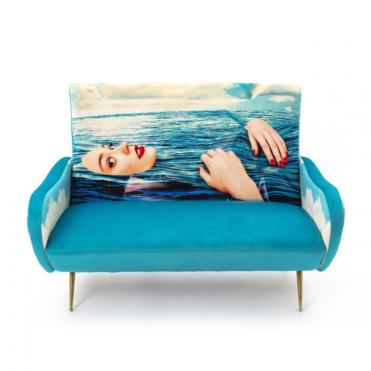 Seletti X Toiletpaper 2 Seater Sofa &#39;Sea Girl&#39;