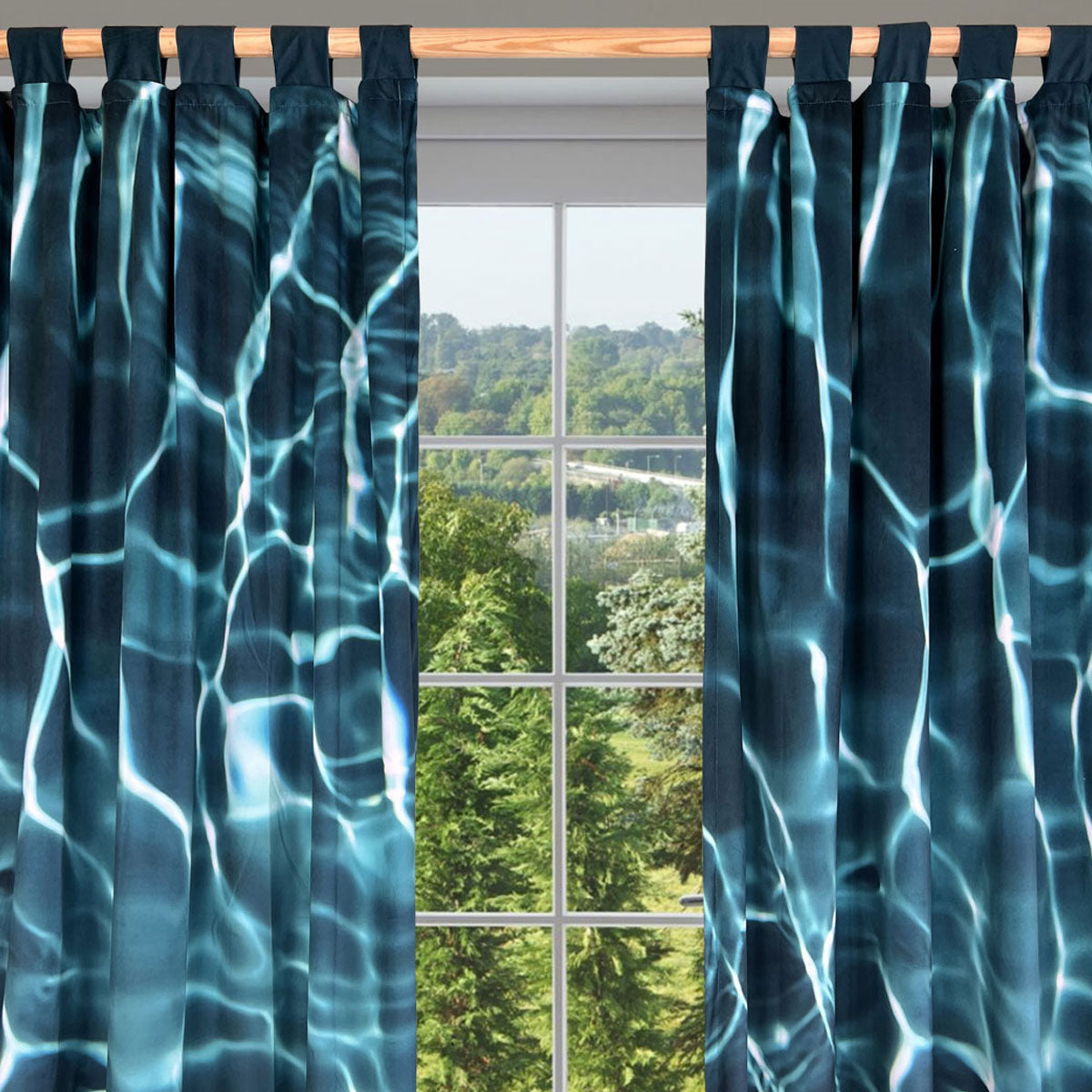 Seletti X Courthouse Exclusive ‘Water’ Velvet Panel Curtain