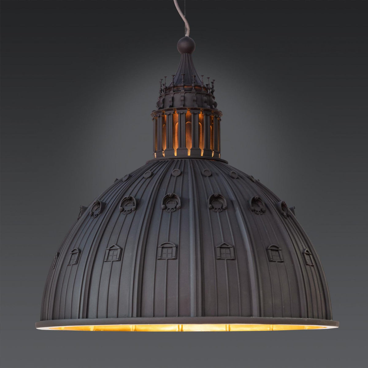 Cupolone Ceiling Lamp Quarantacinque Grey - Seletti