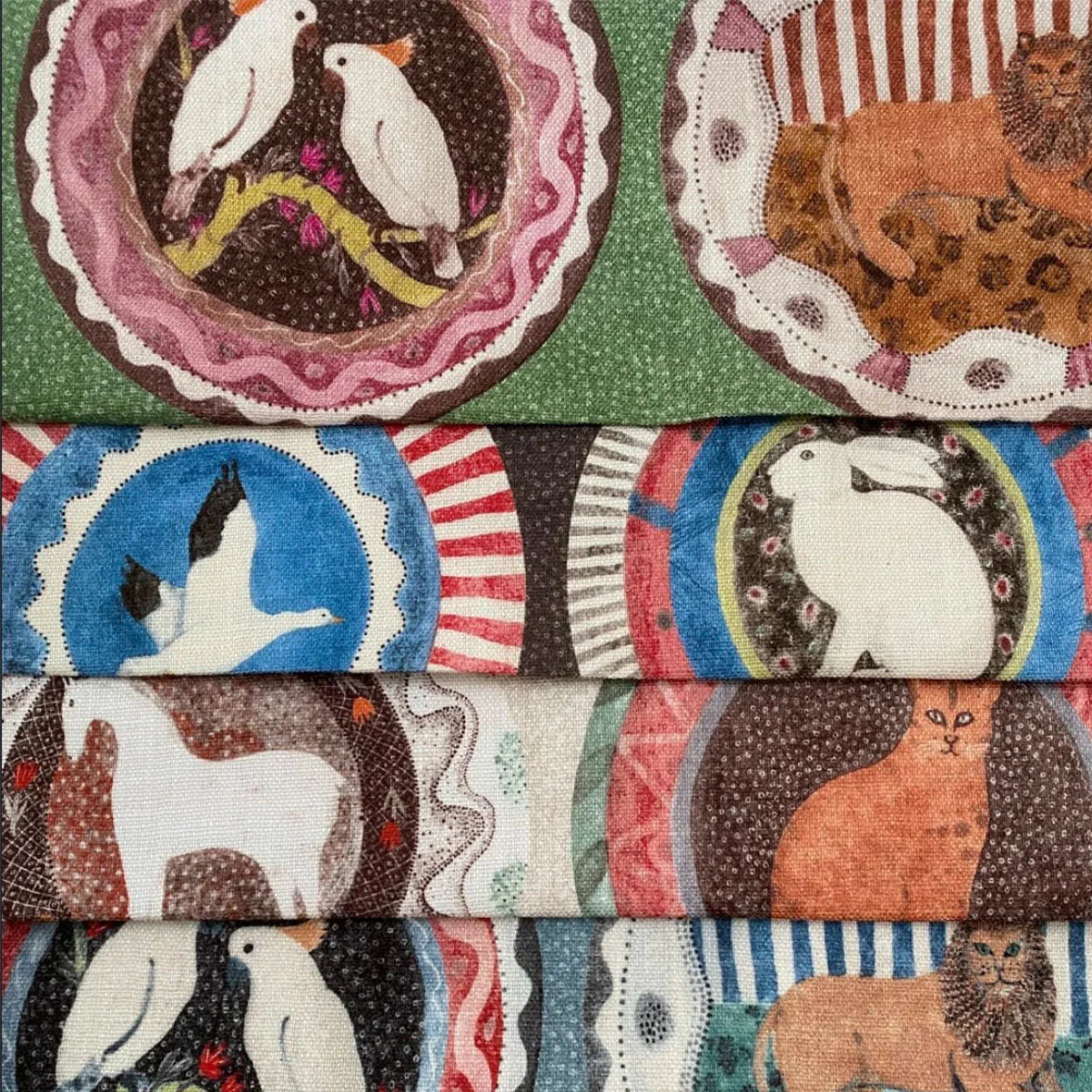 Robina's Dinner Party Fabric - GP&J Baker X Kit Kemp