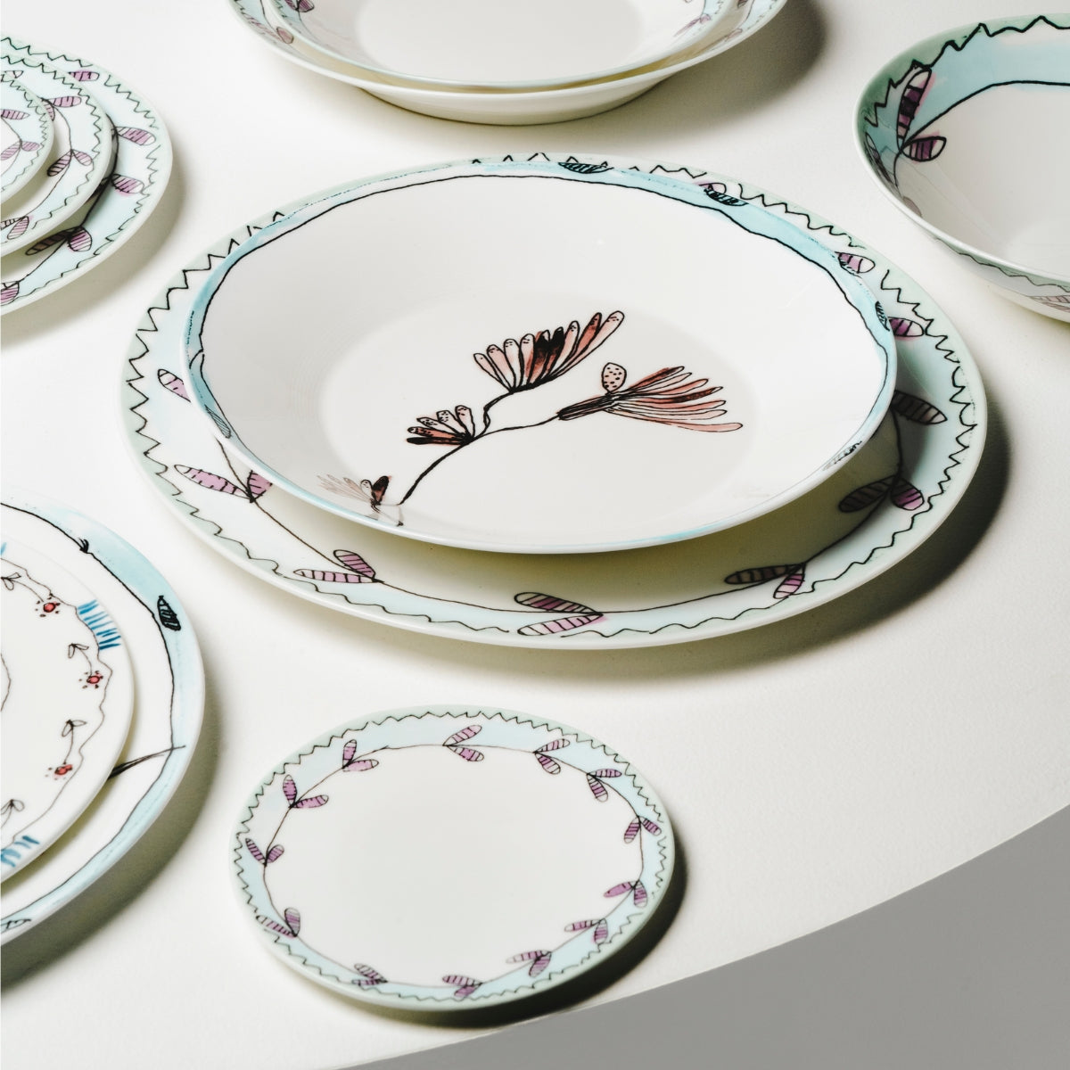 Marni X Serax Blossom Milk Dinner Plate 28cm