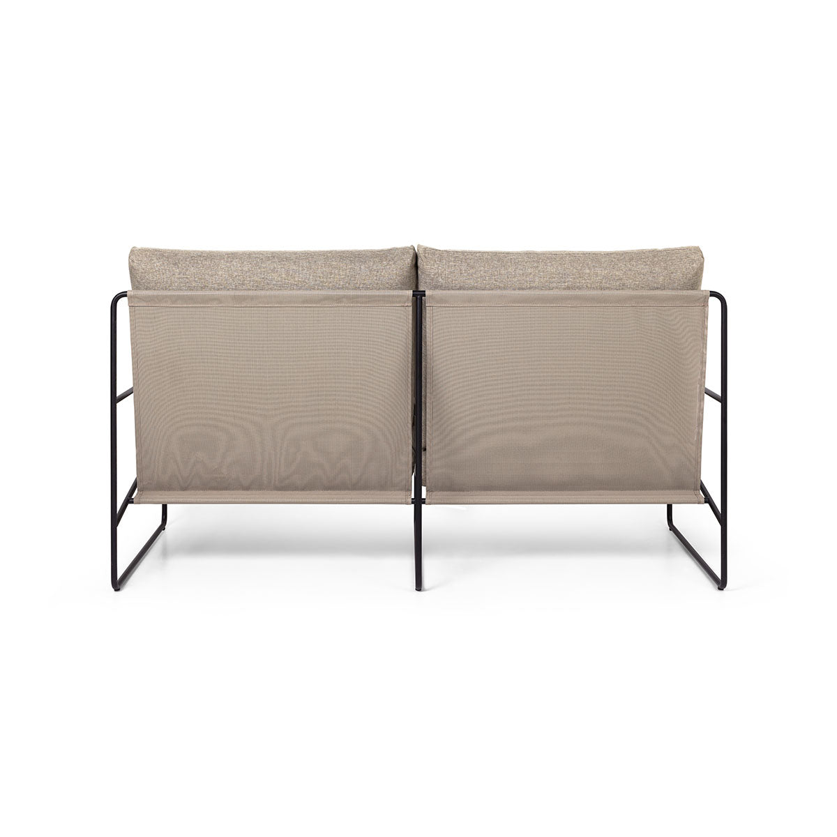 Desert 2-seater Dolce Black/Dark Sand - ferm LIVING