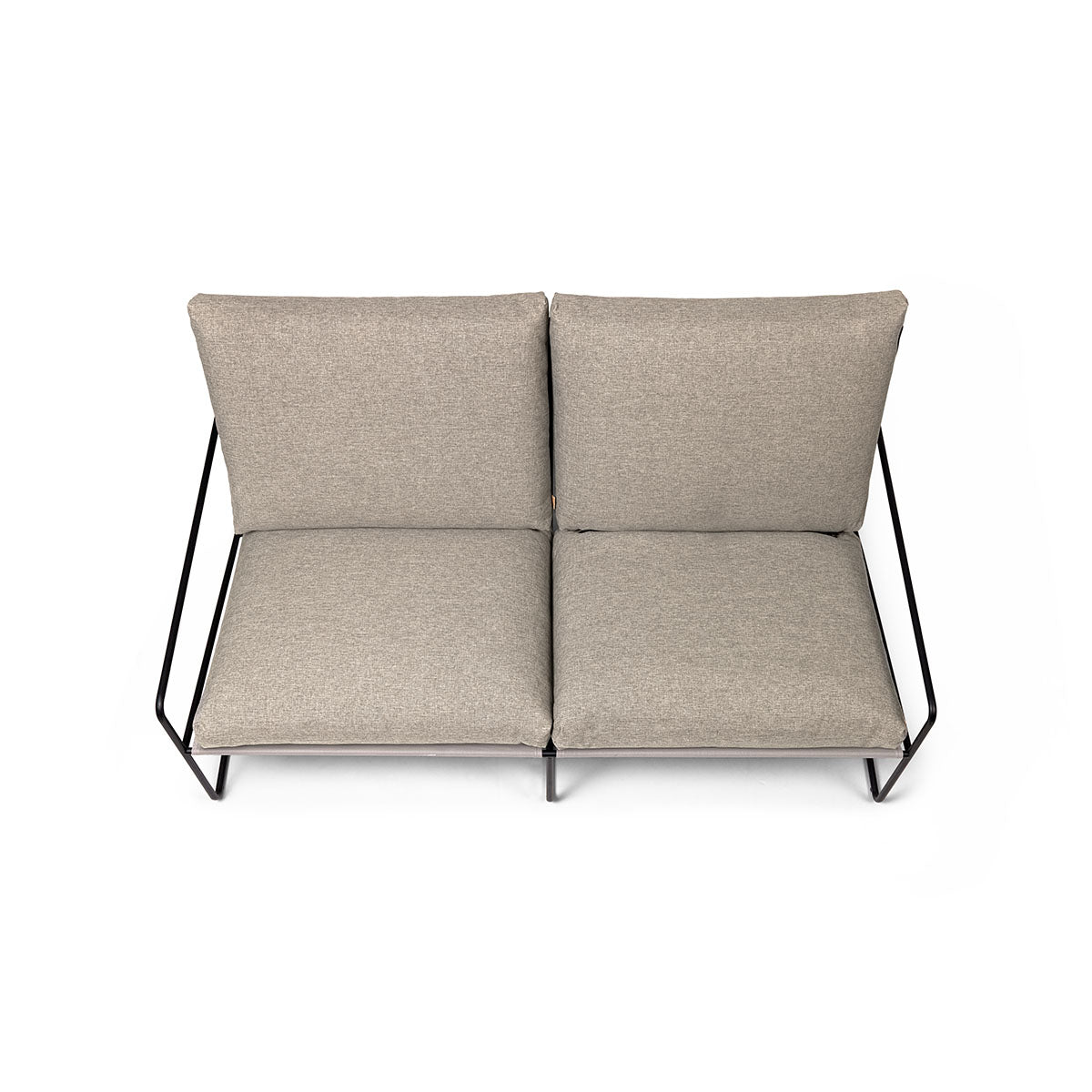 Desert 2-seater Dolce Black/Dark Sand - ferm LIVING