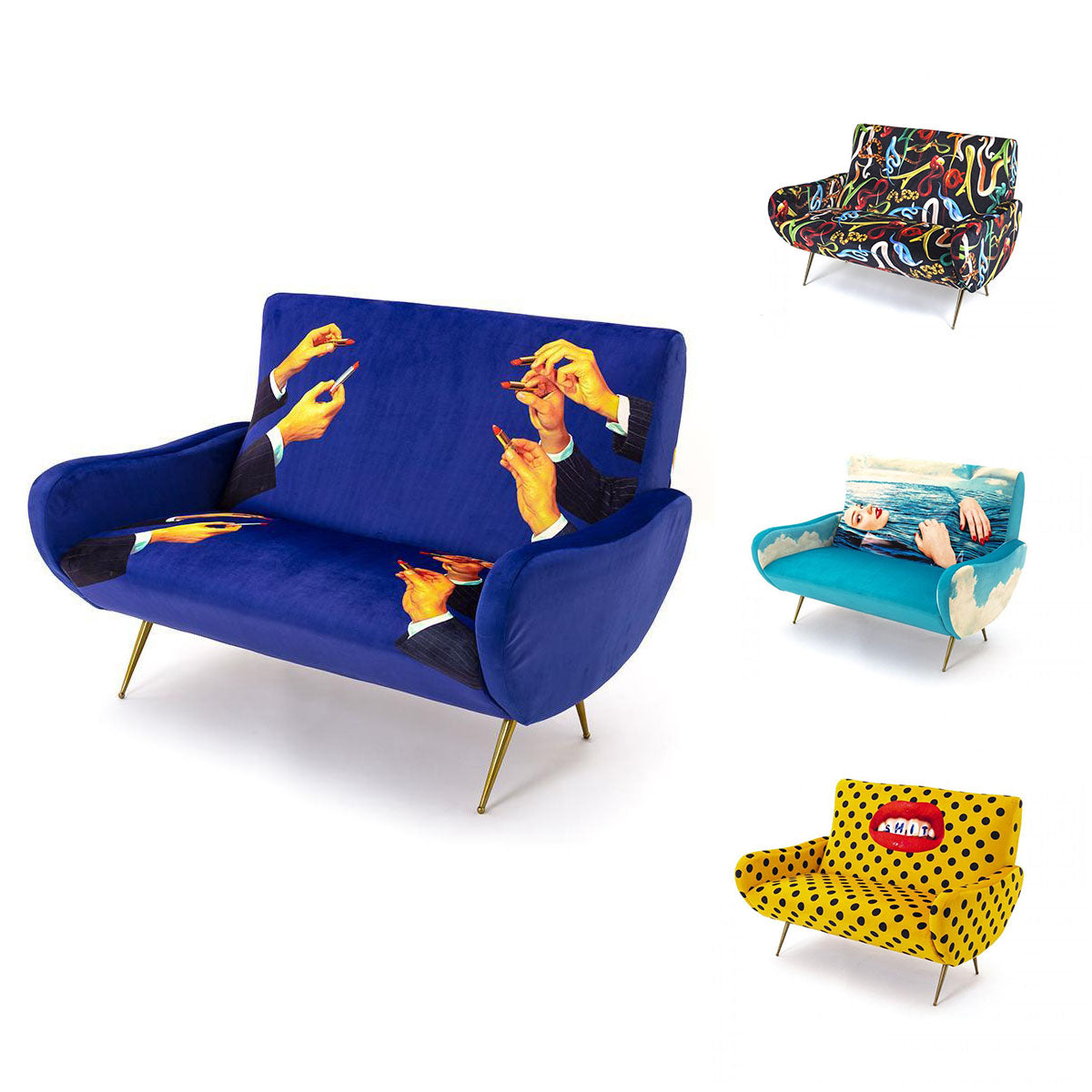 Seletti X Toiletpaper 2 Seater Sofa