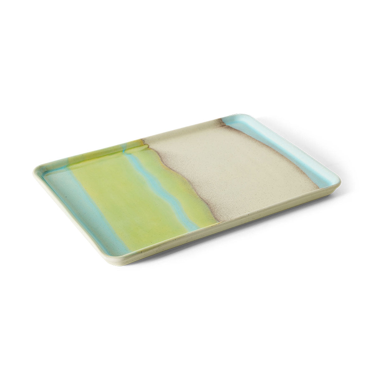 70s Ceramics Large Tray - HKLIVING