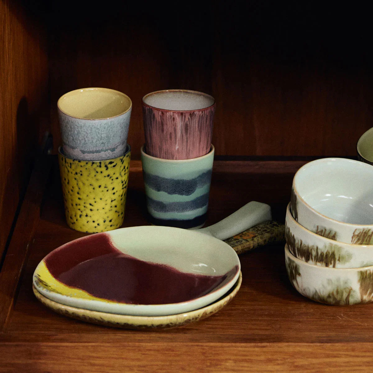 70s Ceramics Mugs - HKLIVING