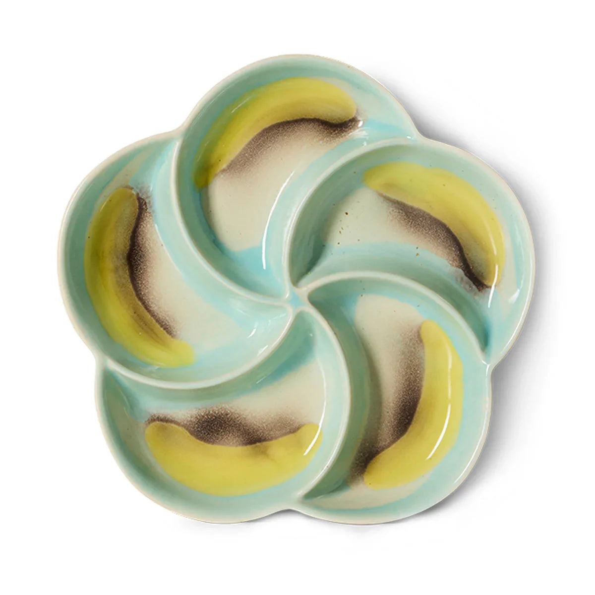 70s Ceramics Snack Tray - HKLIVING