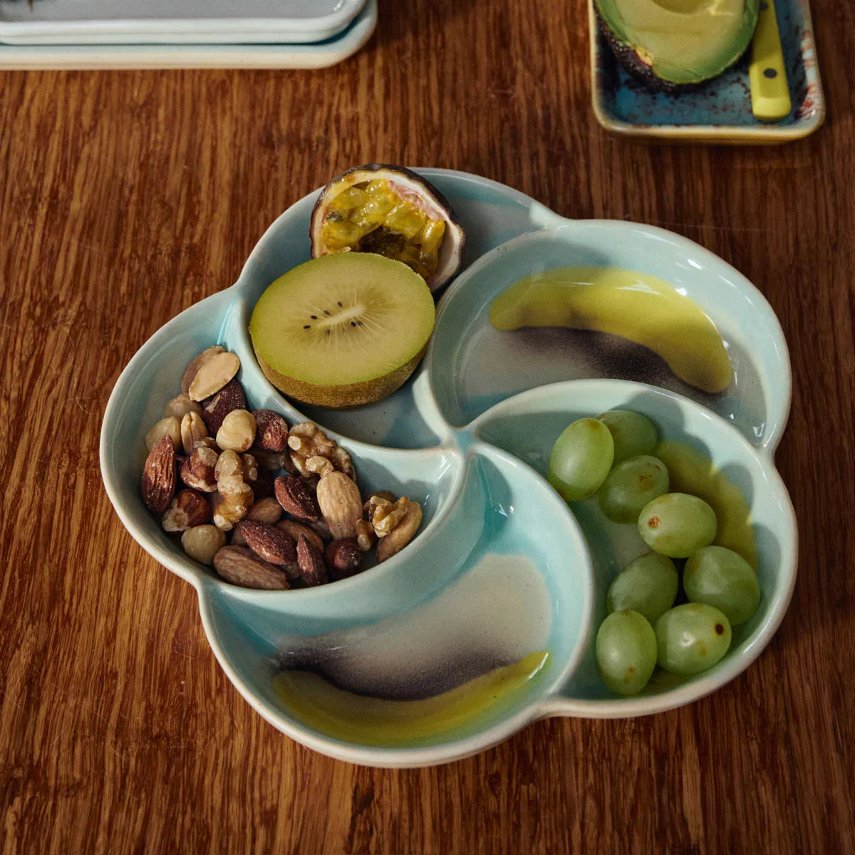 70s Ceramics Snack Tray - HKLIVING