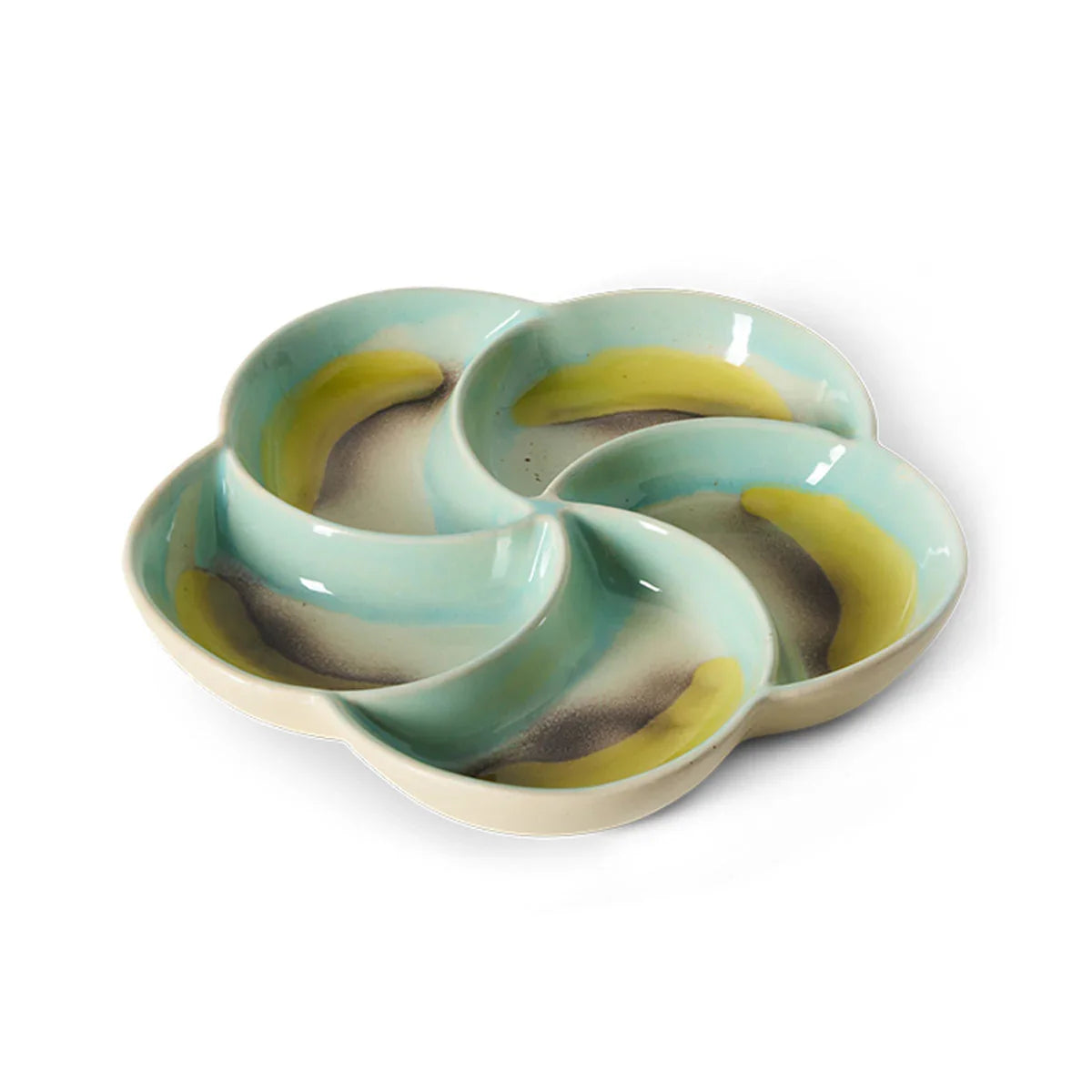 70s Ceramics Snack Tray - HKLIVING