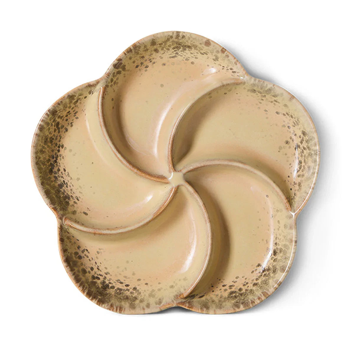 70s Ceramics Snack Tray - HKLIVING