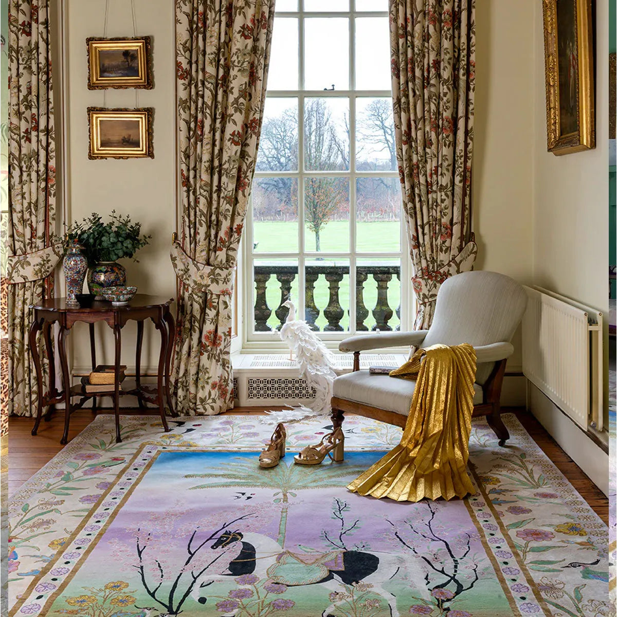 A Mughal Painting Part 1 Hand Knotted Rug - Wendy Morrison Design ...