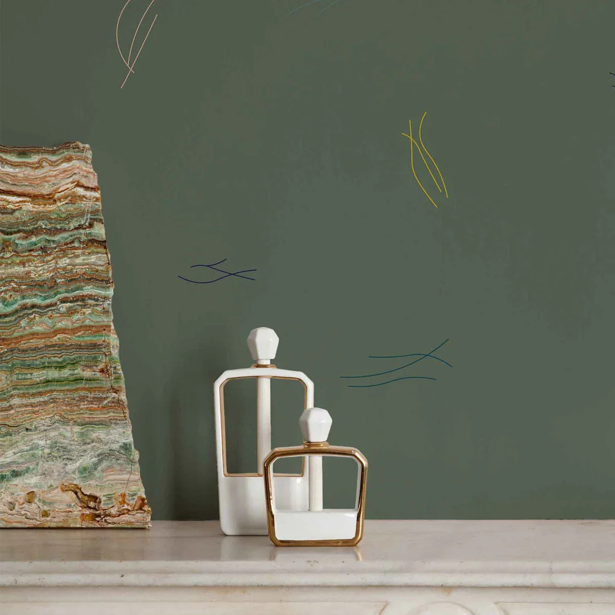 Algae Mural Wallpaper - Coordonne