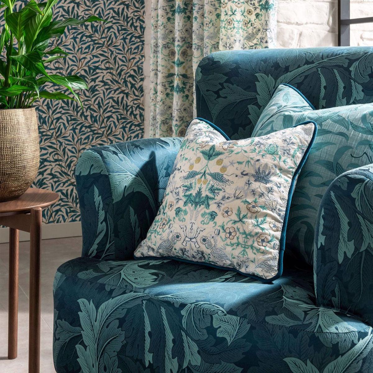 Clarke &amp; Clarke Acanthus Jacquard Fabric